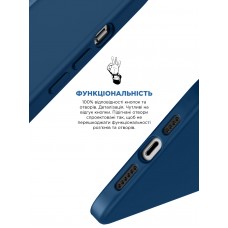 Чехол накладка ArmorStandart TPU ICON2 MagSafe для Apple iPhone 15 Plus Storm Blue (ARM72741)