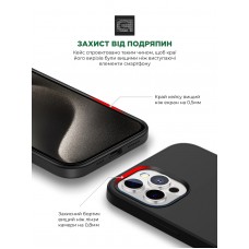 Чехол накладка ArmorStandart TPU ICON2 MagSafe для Apple iPhone 15 Pro Black (ARM72743)