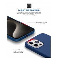 Чехол накладка ArmorStandart TPU ICON2 MagSafe для Apple iPhone 15 Pro Max Storm Blue (ARM72754)