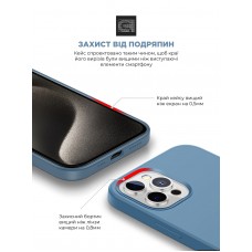 Чехол накладка ArmorStandart TPU ICON2 MagSafe для Apple iPhone 15 Pro Max Winter Blue (ARM72755)