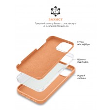 Чехол накладка ArmorStandart TPU ICON2 MagSafe для Apple iPhone 15 Pro Orange Sorbet (ARM72756)