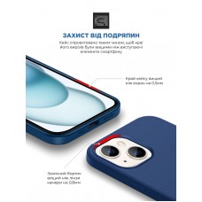 Чехол накладка ArmorStandart TPU ICON2 MagSafe для Apple iPhone 15 Storm Blue (ARM72759)