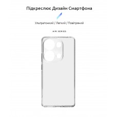 Чехол накладка ArmorStandart TPU Air для Xiaomi Redmi Note 13 Pro 4G Camera cover Clear (ARM73147)