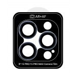 Защитное стекло для камеры ArmorStandart Pro для Apple iPhone 15 Pro / 15 Pro Max Blue Titanium (ARM73320)