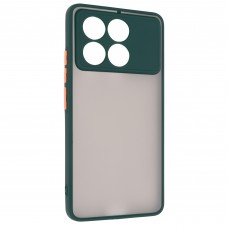 Чехол накладка ArmorStandart PC Frosted Matte для Xiaomi Poco X6 Pro 5G Dark Green (ARM73372)