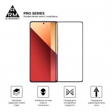 Защитное стекло ArmorStandart Pro для Xiaomi Redmi Note 13 Pro 4G Black (ARM73387)