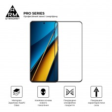 Защитное стекло ArmorStandart Pro для Xiaomi Poco X6 5G/X6 Pro 5G/M6 Pro 4G Black (ARM73500)