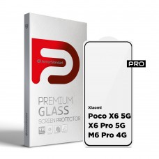 Защитное стекло ArmorStandart Pro для Xiaomi Poco X6 5G/X6 Pro 5G/M6 Pro 4G Black (ARM73500)