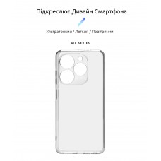 Чехол накладка ArmorStandart TPU Air для Tecno Spark Go 2024 (BG6) Camera cover Clear (ARM73593)