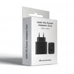 Сетевое зарядное устройство ArmorStandart AR-TA220 1USB 1Type-C PD 45W A+C Black (ARM73646)