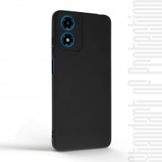 Чехол накладка TPU Armorstandart Matte Slim Fit для Motorola G04 Camera cover Black (ARM73881)