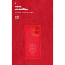 Чехол накладка ArmorStandart TPU ICON для Motorola G24 Power Camera cover Red (ARM73884)
