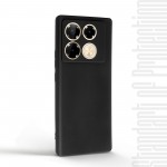Чехол накладка TPU Armorstandart Matte Slim Fit для Infinix Note 40 Pro Camera cover Black (ARM73946)