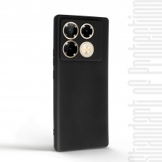 Чехол накладка TPU Armorstandart Matte Slim Fit для Infinix Note 40 Pro Camera cover Black (ARM73946)