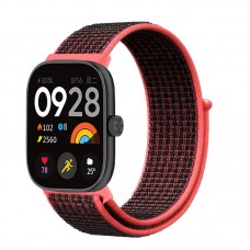 Ремешок Nylon ArmorStandart для Xiaomi Mi Band 9 Pro / 8 Pro / Redmi Watch 4 Black/Pink (ARM73979)