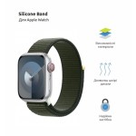 Ремешок ArmorStandart Nylon Band для Apple Watch All Series 38/40/41mm Cypress (ARM74205)