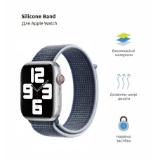 Ремешок ArmorStandart Nylon Band для Apple Watch All Series 38/40/41mm Storm Blue (ARM74210)