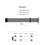Ремешок ArmorStandart Nylon Band для Apple Watch All Series 38/40/41mm Red (ARM74211)
