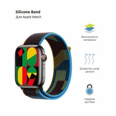 Ремешок ArmorStandart Nylon Band для Apple Watch All Series 42/44/45/49mm Blue Unity (ARM74215)