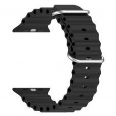 Ремешок ArmorStandart Ocean Band для Apple Watch All Series 42/44/45/49mm Black (ARM74244)