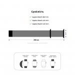 Ремешок ArmorStandart Sport Band (3 Straps) для Apple Watch 38/40/41mm Clear Blue (ARM74263)