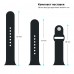 Ремешок ArmorStandart Sport Band (3 Straps) для Apple Watch 38/40/41mm Clear Blue (ARM74263)