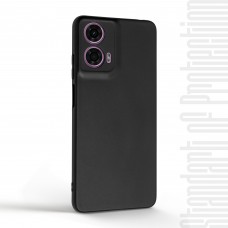 Чехол накладка TPU Armorstandart Matte Slim Fit для Motorola G24 Camera cover Black (ARM74310)