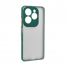 Чехол накладка ArmorStandart PC Frosted Matte для Tecno Spark 20 Pro (KJ6) Dark Green (ARM74396)