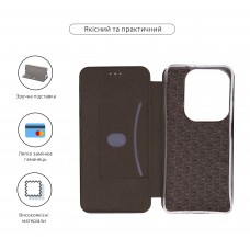 Чехол книжка ArmorStandart PU G-Case для Tecno Spark 20 Pro (KJ6) Black (ARM74400)