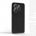 Чехол накладка TPU Armorstandart Matte Slim Fit для Tecno Spark 20 Pro (KJ6) Camera cover Black (ARM74402)
