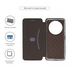 Чехол книжка ArmorStandart PU G-Case для Xiaomi Redmi A3 Black (ARM74432)
