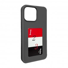 Чехол накладка TPU Armorstandart Ink Screen для Apple iPhone 15 Pro Max Black (ARM74561)