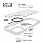 Чехол накладка ArmorStandart PC UNIT2 для Apple iPhone 13 Pro Matte Clear (ARM74800)