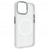 Чехол накладка Armorstandart TPU Unit MagSafe для Apple iPhone 11 Matte Clear Silver (ARM74847)