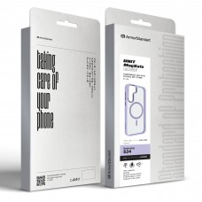 Чехол накладка Armorstandart TPU Unit MagSafe для Samsung S24 Lavender (ARM74860)