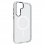 Чехол накладка Armorstandart TPU Unit MagSafe для Samsung S24 Plus Matte Clear Silver (ARM74865)