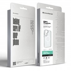 Чехол накладка Armorstandart TPU Unit MagSafe для Samsung S24 Plus Matte Clear Silver (ARM74865)
