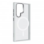 Чехол накладка Armorstandart TPU Unit MagSafe для Samsung S24 Ultra Matte Clear Silver (ARM74869)