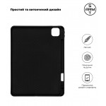 Чехол накладка TPU ArmorStandart Matte Slim Fit with pen для iPad Pro 11 (2022/2021/2020) Black (ARM75037)