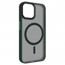 Чехол накладка Armorstandart TPU Uniq MagSafe для Apple iPhone 15 Dark Green (ARM75320)