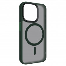 Чехол накладка Armorstandart TPU Uniq MagSafe для Apple iPhone 15 Pro Dark Green (ARM75322)