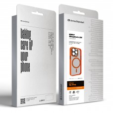 Чехол накладка ArmorStandart TPU Unit MagSafe SE для Apple iPhone 15 Pro Orange Black (ARM75371)