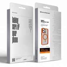 Чехол накладка ArmorStandart TPU Unit MagSafe SE для Apple iPhone 15 Pro Max Orange Black (ARM75372)