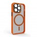 Чехол накладка ArmorStandart TPU Unit MagSafe SE для Apple iPhone 14 Pro Orange Black (ARM75375)