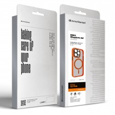 Чехол накладка ArmorStandart TPU Unit MagSafe SE для Apple iPhone 13 Pro Orange Black (ARM75379)