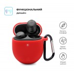 Чехол ArmorStandart TPU Silicone для кейса наушников Google Pixel Buds Pro Red (ARM75405)