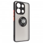 Чехол накладка ArmorStandart PC Frosted Matte Ring для Xiaomi Redmi Note 13 4G Black (ARM75441) Чехол накладка ArmorStandart PC Frosted Matte Ring для Xiaomi Redmi Note 13 4G Black (ARM75441)
