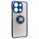 Чехол накладка ArmorStandart PC Frosted Matte Ring для Xiaomi Redmi Note 13 4G Navy Blue (ARM75443) Чехол накладка ArmorStandart PC Frosted Matte Ring для Xiaomi Redmi Note 13 4G Navy Blue (ARM75443)