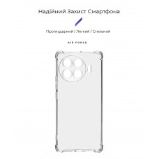 Чехол накладка ArmorStandart TPU Air Force для Tecno Spark 20 Pro+ (KJ7) Camera cover Transparent (ARM75506)