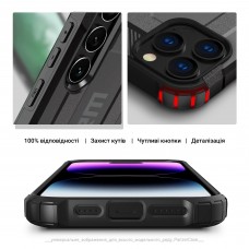 Чехол накладка Armorstandart TPU Panzer для Samsung S24 Plus Grey (ARM75614)